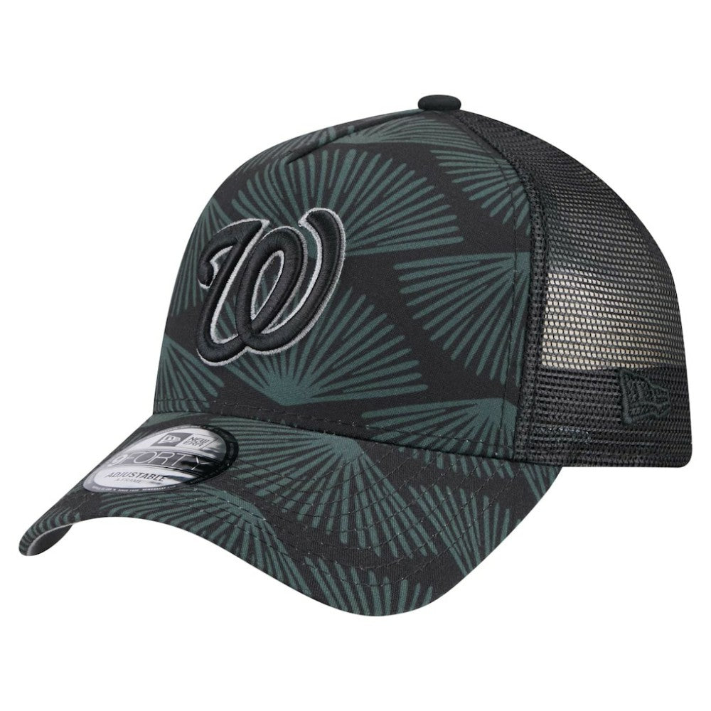 Washington Nationals New Era 9FORTY A-Frame Trucker Adjustable Hat - MLB Hats