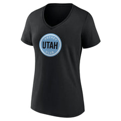 Utah Mammoth Fanatics Women's Draft Logo V-Neck T-Shirt - NHL T-shirts