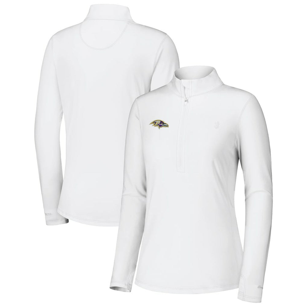 Baltimore Ravens Women's Sport Playa Vista IslandZone Quarter-Zip Jacket | NFL New