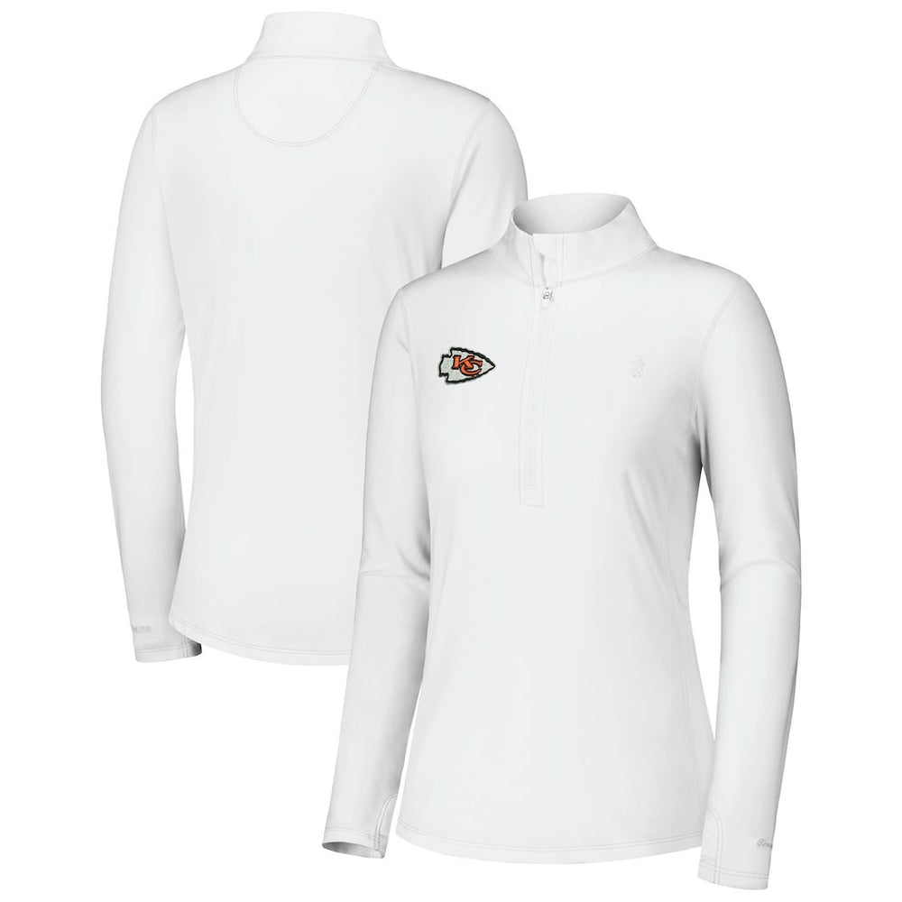 Kansas City Chiefs Women's Sport Playa Vista IslandZone Quarter-Zip Jacket | NFL Outlet