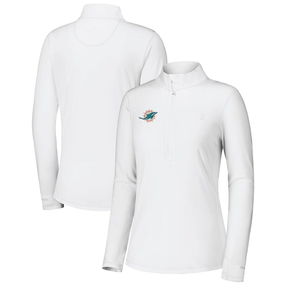 Miami Dolphins Women's Sport Playa Vista IslandZone Quarter-Zip Jacket | NFL Near me