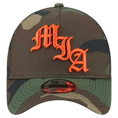 Miami Dolphins Mystic Camo A-Frame 9FORTY Adjustable Hat | NFL Hot