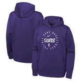 Purple Phoenix Suns Youth Performance Practice Spotlight Pullover Hoodie | NBA