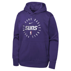 Purple Phoenix Suns Youth Performance Practice Spotlight Pullover Hoodie | NBA