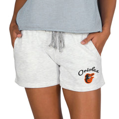 Baltimore Orioles Concepts Sport Women's Mainstream French Terry Tri-Blend Shorts - MLB Shorts