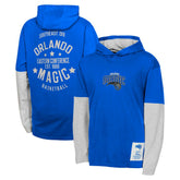 Blue Orlando Magic Youth Small Ball Long Sleeve Hoodie T-Shirt | NBA
