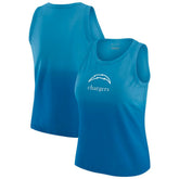 Los Angeles Chargers WEAR by Erin Andrews x Gracie Hunt Women's Ombre Tank Top | NFL US