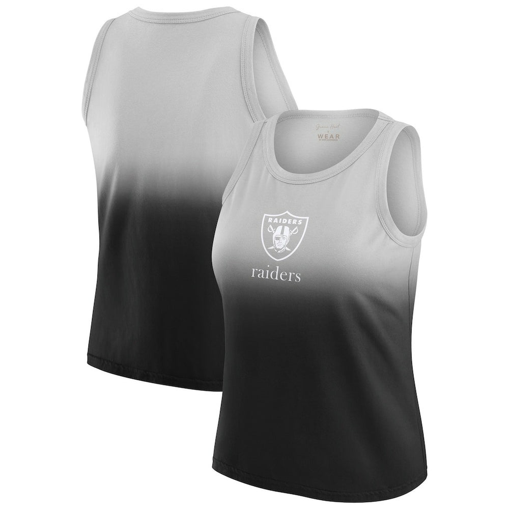 Las Vegas Raiders WEAR by Erin Andrews x Gracie Hunt Women's Ombre Tank Top | NFL Online