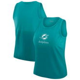 Miami Dolphins WEAR by Erin Andrews x Gracie Hunt Women's Ombre Tank Top | NFL Online
