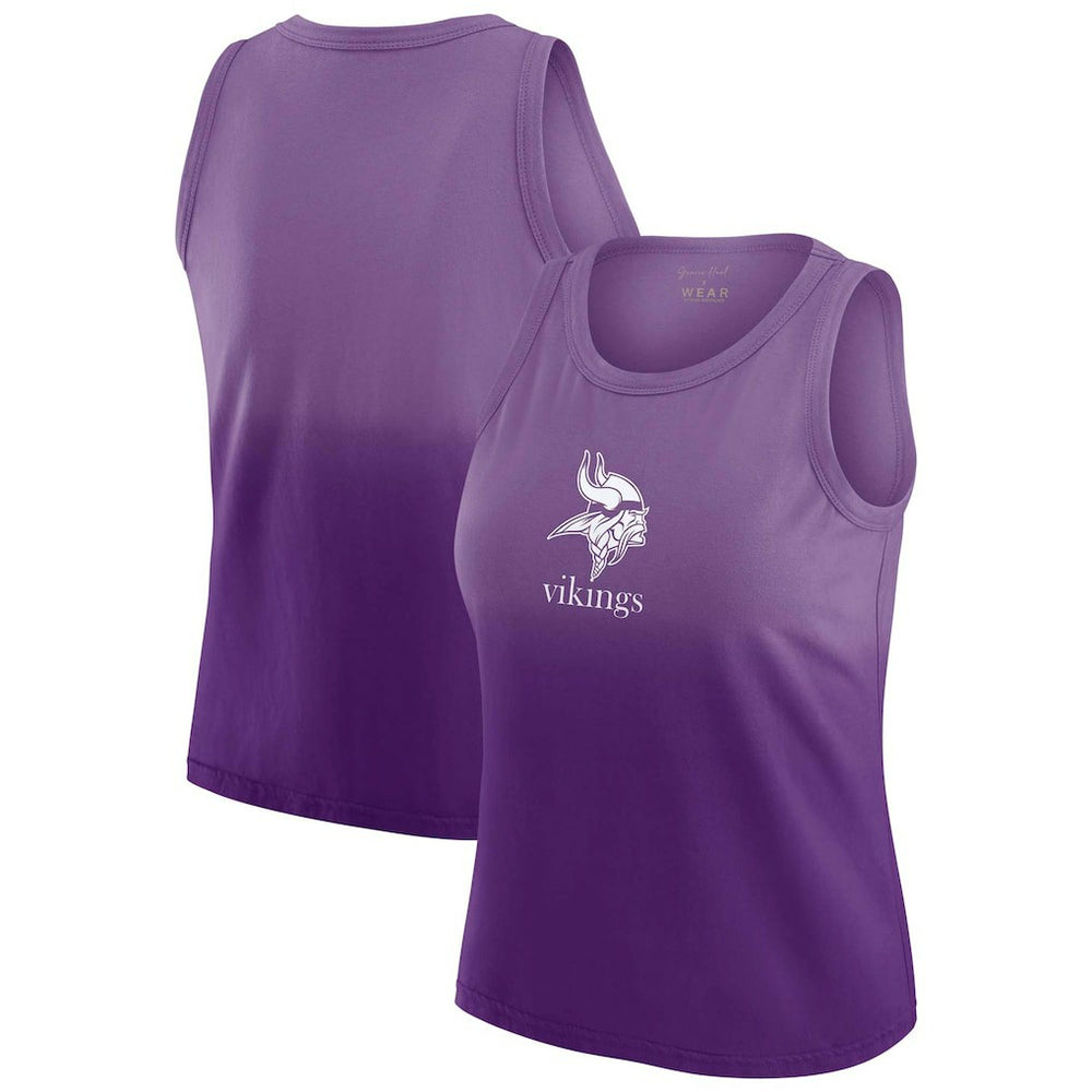 Minnesota Vikings WEAR by Erin Andrews x Gracie Hunt Women's Ombre Tank Top | NFL Near me