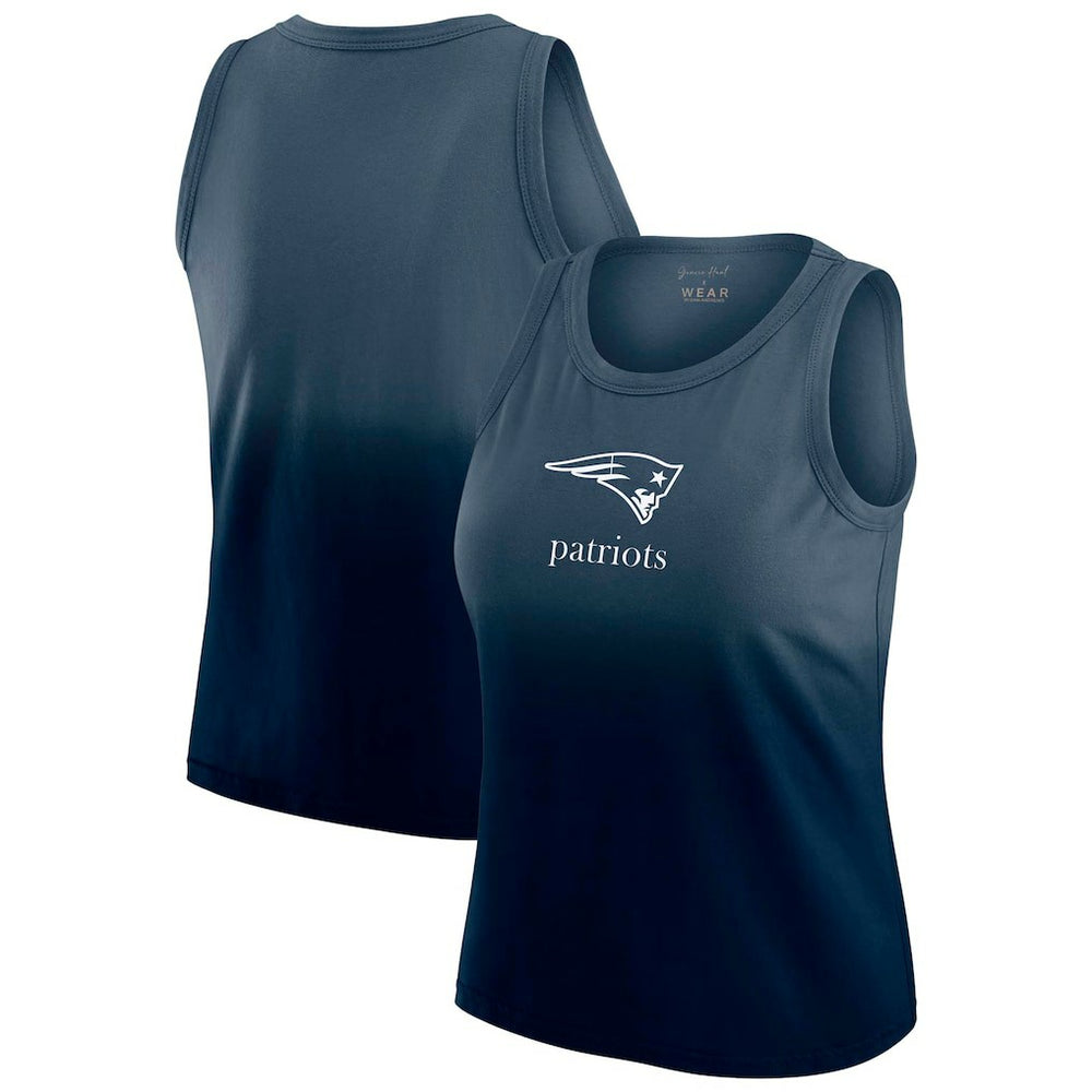 New England Patriots WEAR by Erin Andrews x Gracie Hunt Women's Ombre Tank Top | NFL Near me