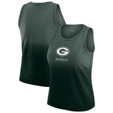 Green Bay Packers WEAR by Erin Andrews x Gracie Hunt Women's Ombre Tank Top | NFL Hot