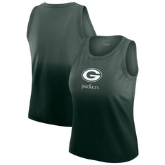 Green Bay Packers WEAR by Erin Andrews x Gracie Hunt Women's Ombre Tank Top | NFL Hot