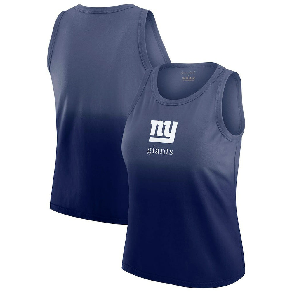 New York Giants WEAR by Erin Andrews x Gracie Hunt Women's Ombre Tank Top | NFL Sale
