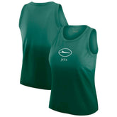 New York Jets WEAR by Erin Andrews x Gracie Hunt Women's Ombre Tank Top | NFL Hot