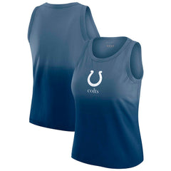 Indianapolis Colts WEAR by Erin Andrews x Gracie Hunt Women's Ombre Tank Top | NFL Sale