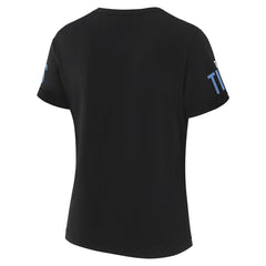 Tennessee Titans WEAR by Erin Andrews x Gracie Hunt Women's Draft Me Lace-Up T-Shirt | NFL Discount