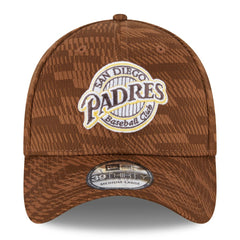 San Diego Padres New Era 2025 MLB Clubhouse 39THIRTY Flex Hat - MLB Hats