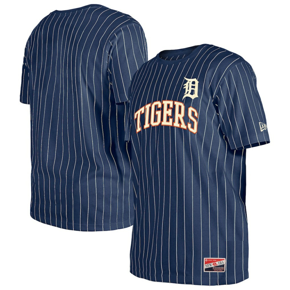 Detroit Tigers New Era Throwback Pinstripe T-Shirt - MLB T-shirts