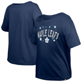 Toronto Maple Leafs New Era Girl's Youth Flip Sequin T-Shirt - NHL T-shirts