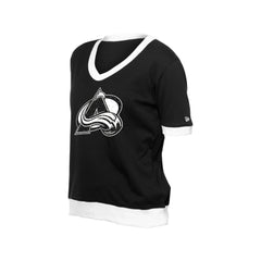 Colorado Avalanche New Era Women's Game Day Rhinestuds T-Shirt - NHL T-shirts