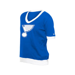 St. Louis Blues New Era Women's Game Day Rhinestuds T-Shirt - NHL T-shirts