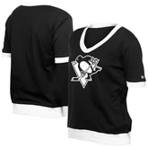 Pittsburgh Penguins New Era Women's Game Day Rhinestuds T-Shirt - NHL T-shirts