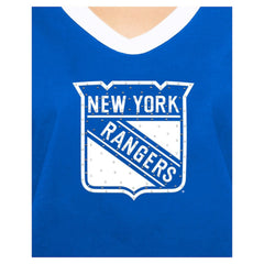New York Rangers New Era Women's Game Day Rhinestuds T-Shirt - NHL T-shirts