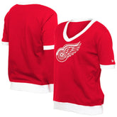 Detroit Red Wings New Era Women's Game Day Rhinestuds T-Shirt - NHL T-shirts
