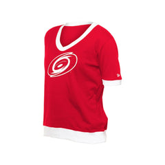 Carolina Hurricanes New Era Women's Game Day Rhinestuds T-Shirt - NHL T-shirts