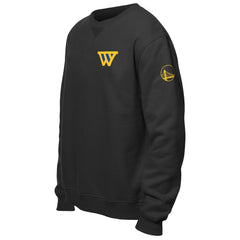 Black Golden State Warriors "W" Statement Pullover Sweatshirt sale | NBA