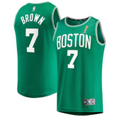 Kelly Green Jaylen Brown Boston Celtics 2024 NBA Finals Champions Fast Break Replica Player Jersey | NBA