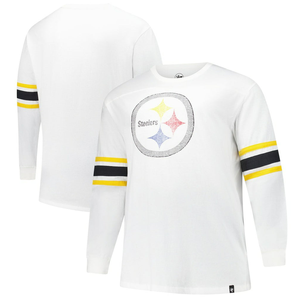 Pittsburgh Steelers '47 Big & Tall Premier Brex Long Sleeve T-Shirt | NFL Discount