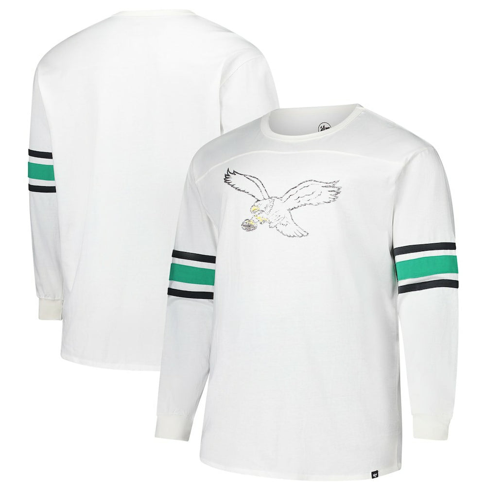 Philadelphia Eagles '47 Big & Tall Premier Brex Long Sleeve T-Shirt | NFL Discount
