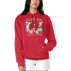 Tampa Bay Buccaneers G-III 4Her by Carl Banks Women's Flowers Team Logo Graphic Fleece Pullover Hoodie | NFL Sale