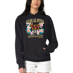 Washington Commanders G-III 4Her by Carl Banks Women's Flowers Team Logo Graphic Fleece Pullover Hoodie | NFL On sale