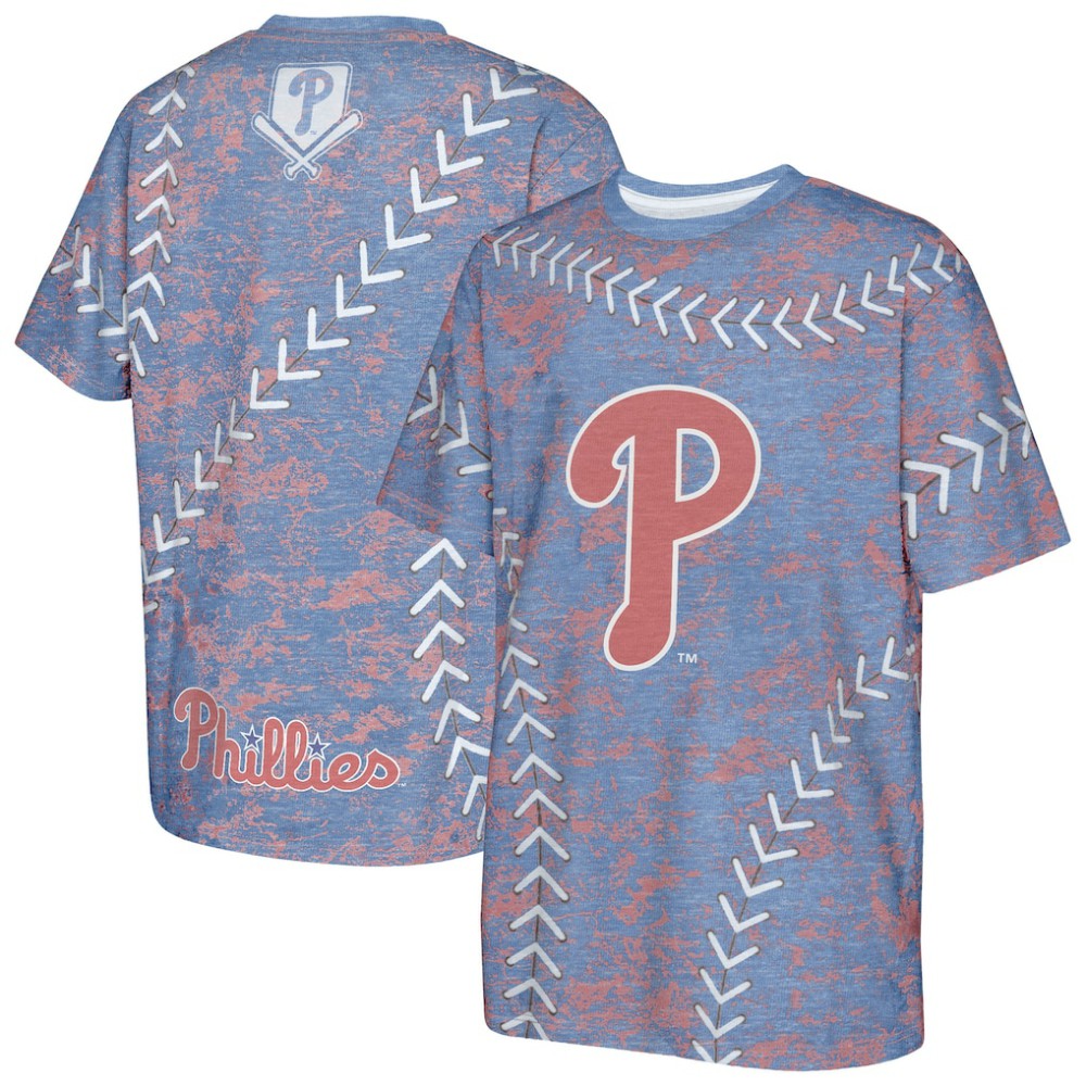 Philadelphia Phillies Youth Slide Score Bold T-Shirt - MLB T-shirts