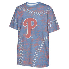 Philadelphia Phillies Youth Slide Score Bold T-Shirt - MLB T-shirts