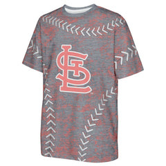 St. Louis Cardinals Youth Slide Score Bold T-Shirt - MLB T-shirts
