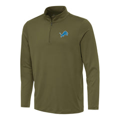 Detroit Lions Antigua Reprocess Quarter-Zip Top | NFL Discount