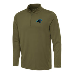 Carolina Panthers Antigua Reprocess Quarter-Zip Top | NFL Discount
