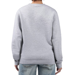 Heather Gray Utah Jazz G-III 4Her by Carl Banks Women's Flowers Team Logo Graphic Fleece Crewneck Pullover Sweatshirt | NBA