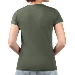 Olive Boston Celtics G-III 4Her by Carl Banks Women's Super-Slim Fit Lightweight Flowers Team Logo Graphic V-Neck T-Shirt | NBA