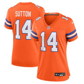 Denver Broncos Courtland Sutton Women's Mile High Collection 1977 Throwback Player Game Jersey | NFL On sale
