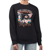 Philadelphia Flyers G-III 4Her by Carl Banks Women's Flower Logo Pullover Sweatshirt - NHL Sweatshirts