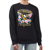 Pittsburgh Penguins G-III 4Her by Carl Banks Women's Flower Logo Pullover Sweatshirt - NHL Sweatshirts