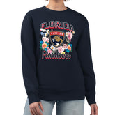 Florida Panthers G-III 4Her by Carl Banks Women's Flower Logo Pullover Sweatshirt - NHL Sweatshirts