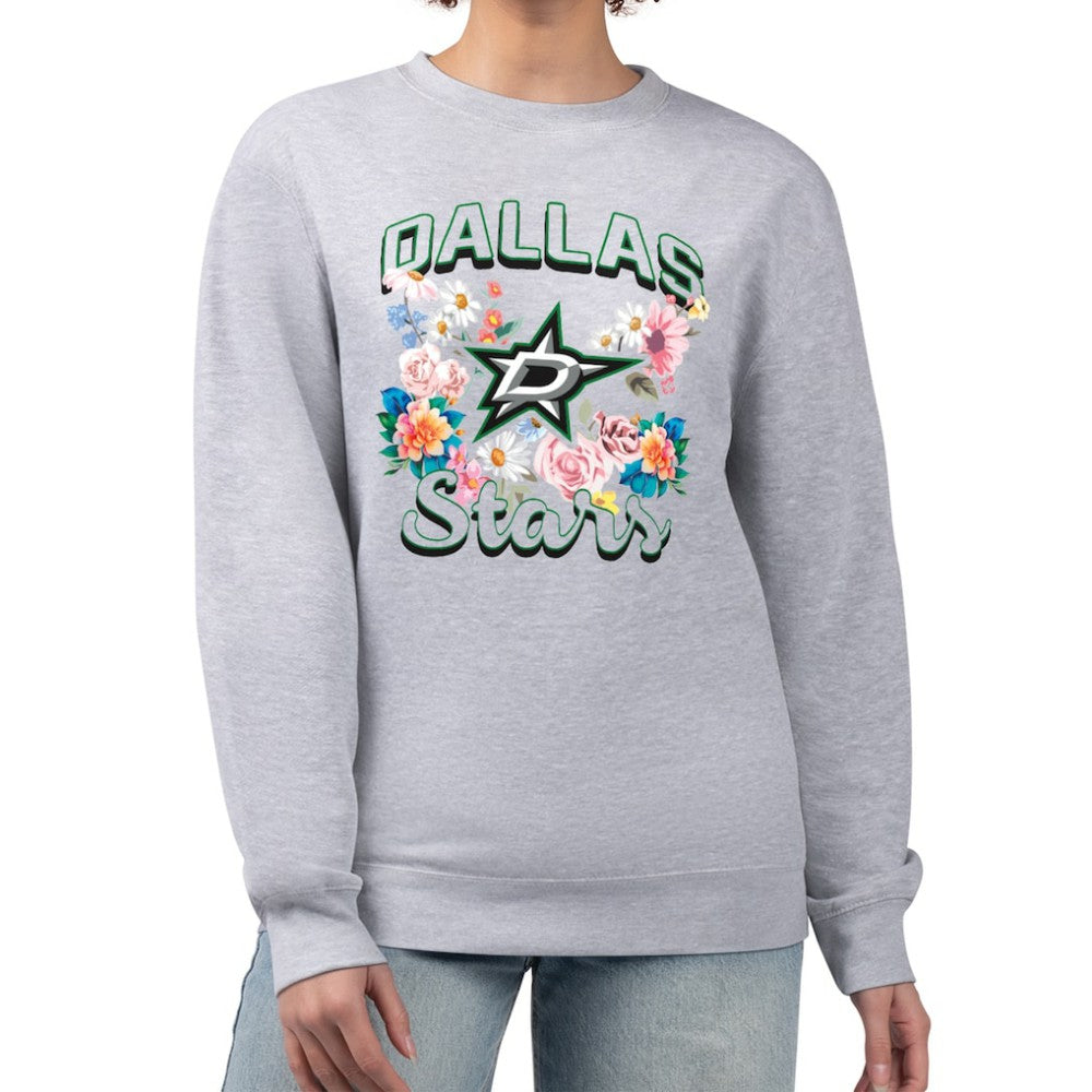 Dallas Stars G-III 4Her by Carl Banks Women's Flower Logo Pullover Sweatshirt - NHL Sweatshirts