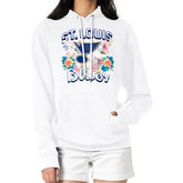 St. Louis Blues G-III 4Her by Carl Banks Women's Flower Logo Pullover Hoodie - NHL Hoodies