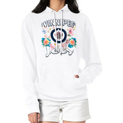 Winnipeg Jets G-III 4Her by Carl Banks Women's Flower Logo Pullover Hoodie - NHL Hoodies